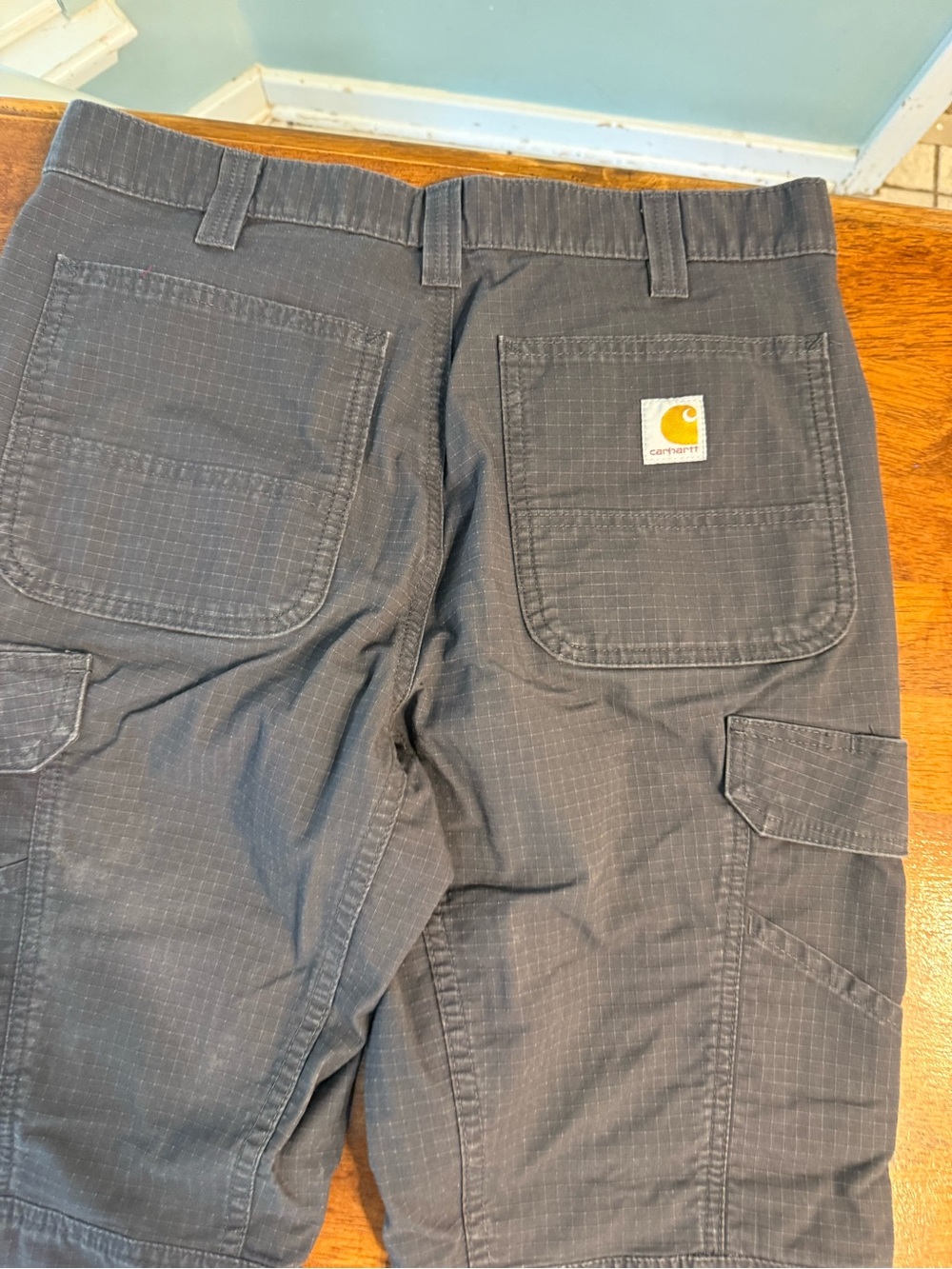 Carhartt Relaxed Fit Ripstop Cargo Pants Dark Gray 32x30 Force Work Pant - Picture 11 of 12